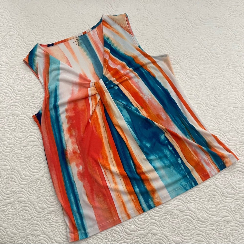 WORTHINGTON Sleeveless Top Size MP - Picture 5 of 10